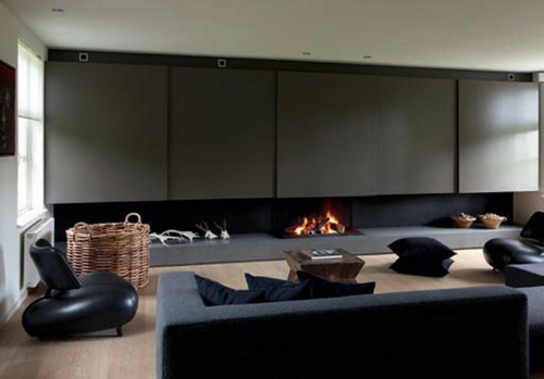 Chimeneas elegantes para hogares modernos decoracion.in Chimenea Elegantes diseño