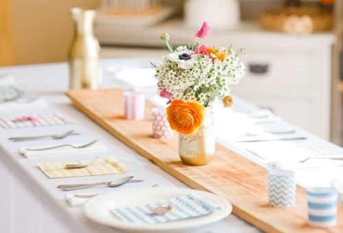 decorar la mesa mesa con aire de primavera