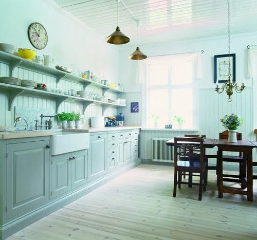 Estantes y baldas para la decoración de cocinas decoracion.in