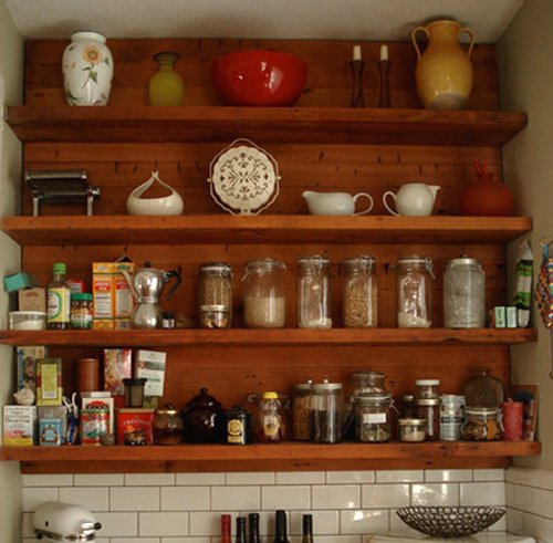 Estantes y baldas para la decoración de cocinas decoracion.in