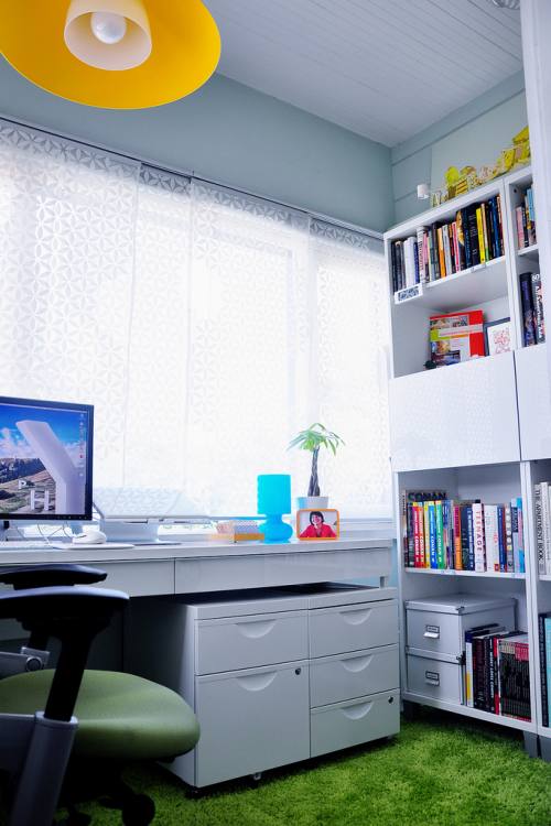 Kallax para crear espacio de almacenaje en el escritorio  Home office  design, Home office decor, Home office organization