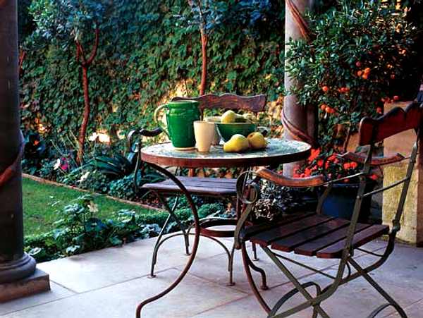 prácticos muebles de jardín