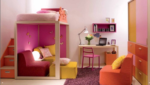 Prácticos muebles para dormitorios de niños y jóvenes decoracion.in Ver habitaciones de nenas de 10 años para decorar