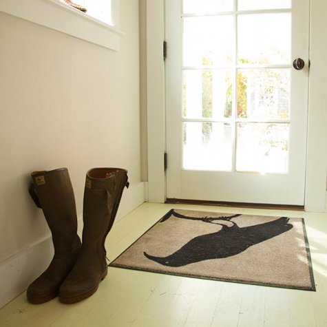 trucos para decorar el recibidor: alfombras