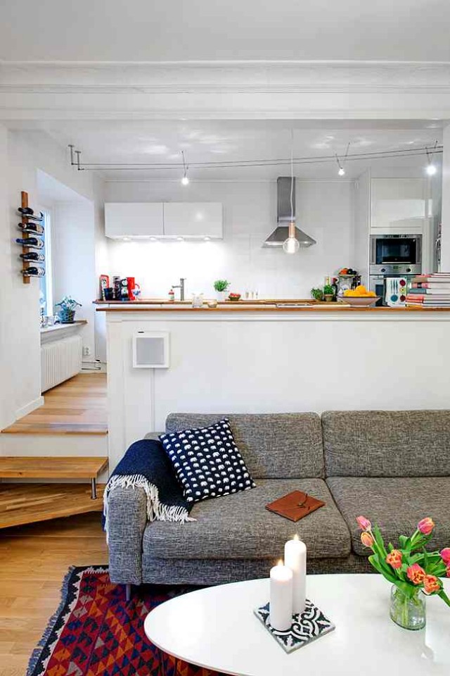 Piso con Espacios Aprovechados al Máximo - Decoracion.IN