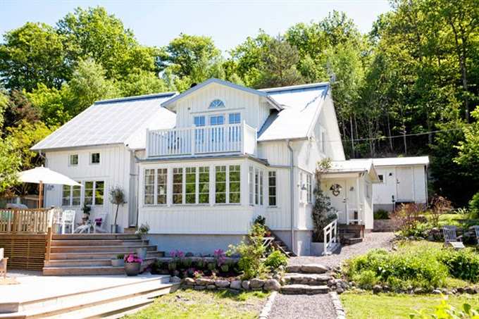 casa de madera en Suecia