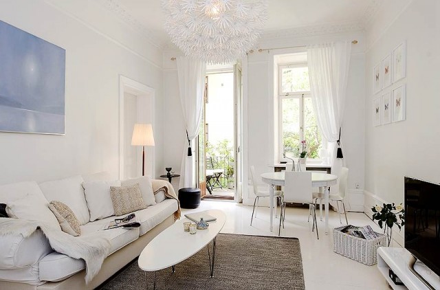 Blanco y Negro para el Salón - Comedor - Decoracion.IN